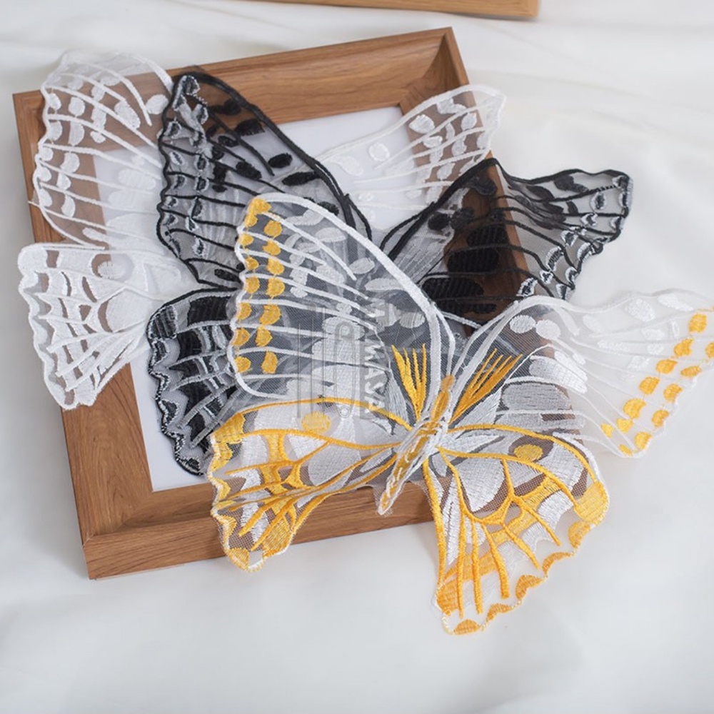 1 Miếng Vá, May Quần Áo Hình Bươm Bướm, Kích Thước 29X29Cm
