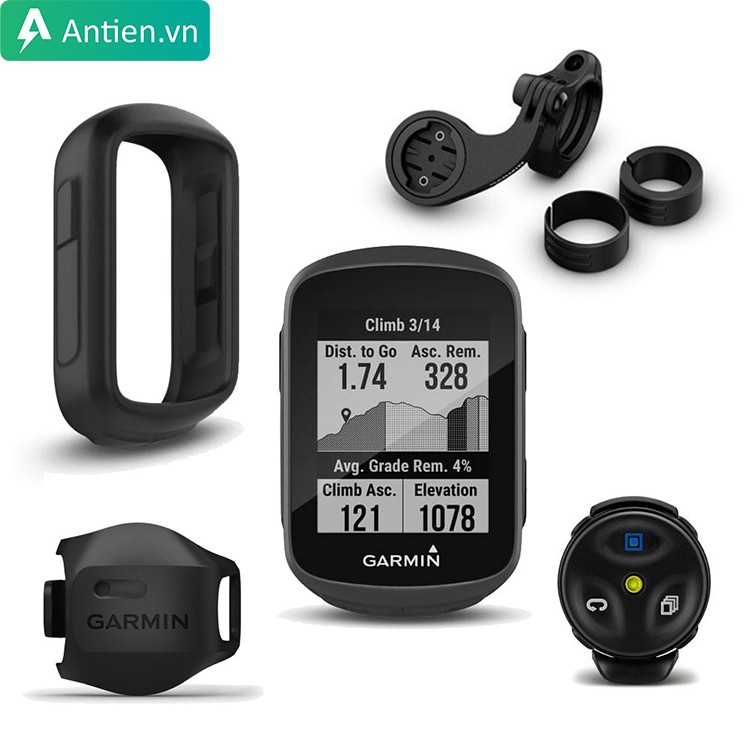 Thiết bị hỗ trợ đạp xe Garmin Edge 130 Plus Bundle - Chính Hãng