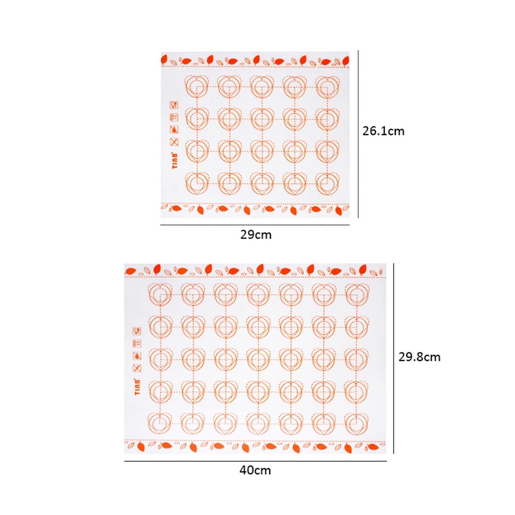 Thảm Silicone Chống Dính Chịu Nhiệt Dùng Để Làm Bánh