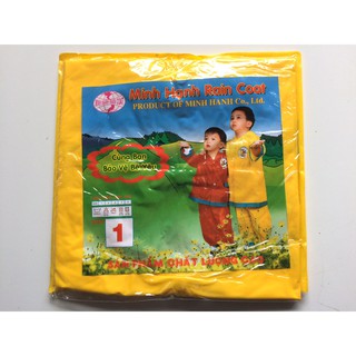 ÁO MƯA BỘ EM BÉ - PVC