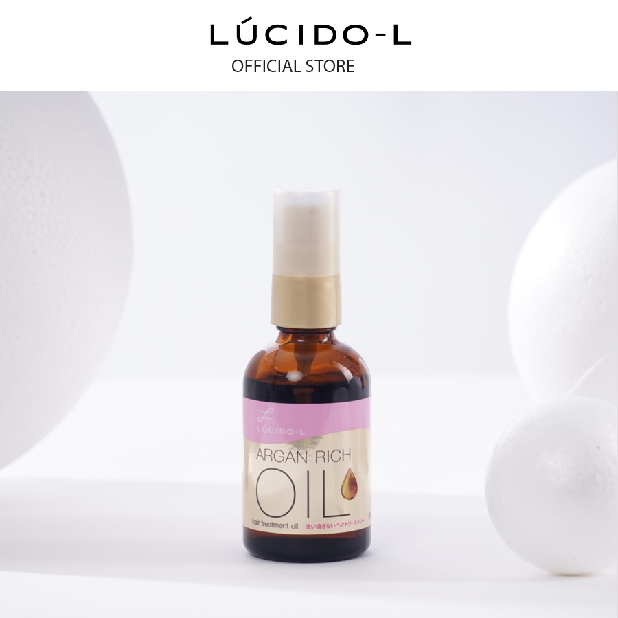 Tinh Dầu Dưỡng Tóc Bồng Bềnh Bóng Mượt LÚCIDO-L Hair Treatment Oil 60ml