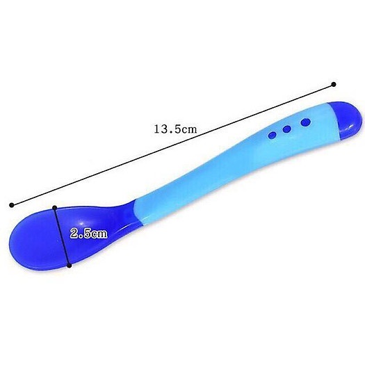 Thìa ăn dặm, thìa đút cháo đầu mềm có chức năng báo nóng cho bé