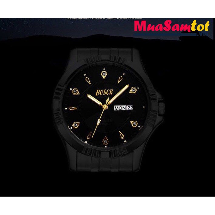 (GIÁ HỦY DIỆT) ĐỒNG HỒ NAM BOSCK LM01 DÂY KIM LOẠI ĐẶC KHÔNG GỈ - STYLE DOANH NHÂN | BigBuy360 - bigbuy360.vn