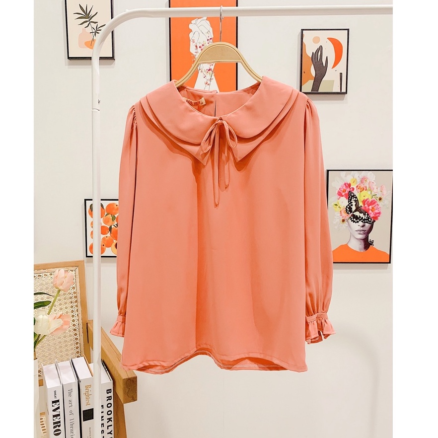 Áo FOR HER bèo tầng nơ  AO0646