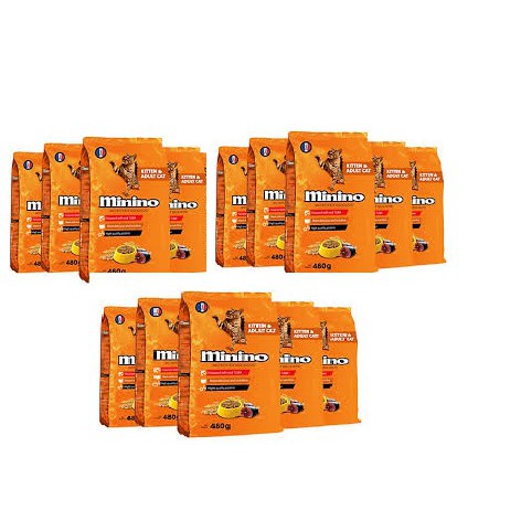 16 gói thức ăn mèo minino 480gr