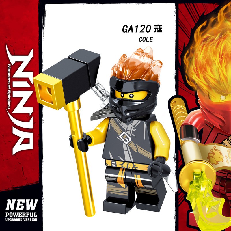 COLE Bộ 8 Mô Hình Lego Ninjago Lloyd Coe Naya Ninja Ga115-122