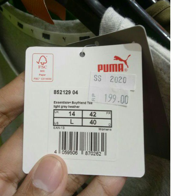 Áo Thun Puma 852129 04 Chính Hãng Chất Lượng