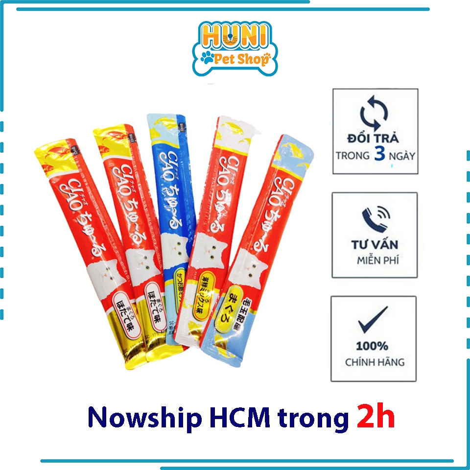 Súp thưởng Ciao cho mèo - Que thưởng 14g dạng sốt