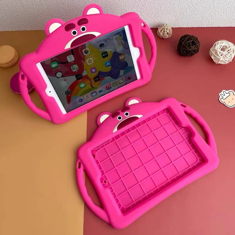 Mới Ốp Máy Tính Bảng Silica Chống Rơi Hình LOSOT Vui Nhộn Cho New ipad 2021 ipad10.2 Mini1/2/3 Mini5 ipad4 ipad Air2 Air5 10.9 ipad7th