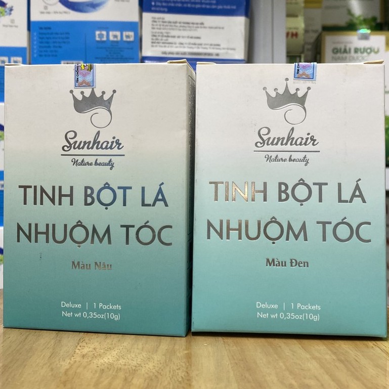 TINH BỘT LÁ NHUỘM TÓC SUNHAIR