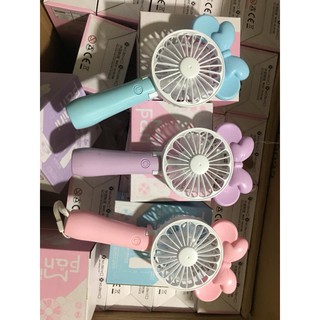 Quạt tích điện mini hình mickey