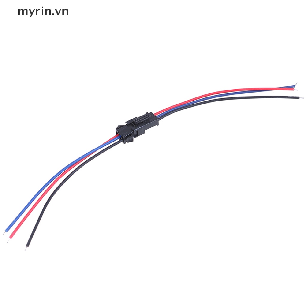 Set 5 Cặp Đầu Nối Dây Đèn LED 20cm SM 2Pin 3Pin 4Pin 20cm Chuyên Dụng