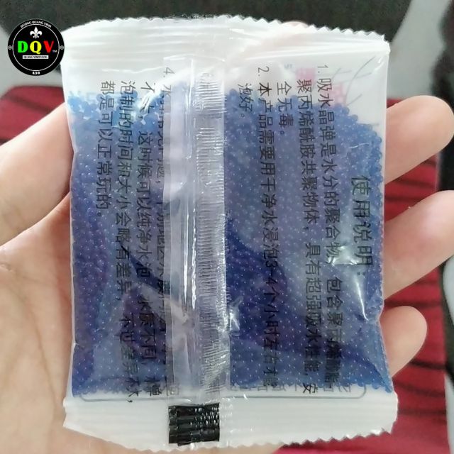 Gói nhỏ 40g HẠT NỞ 7mm 8mm slime cho hoạt động dã ngoại