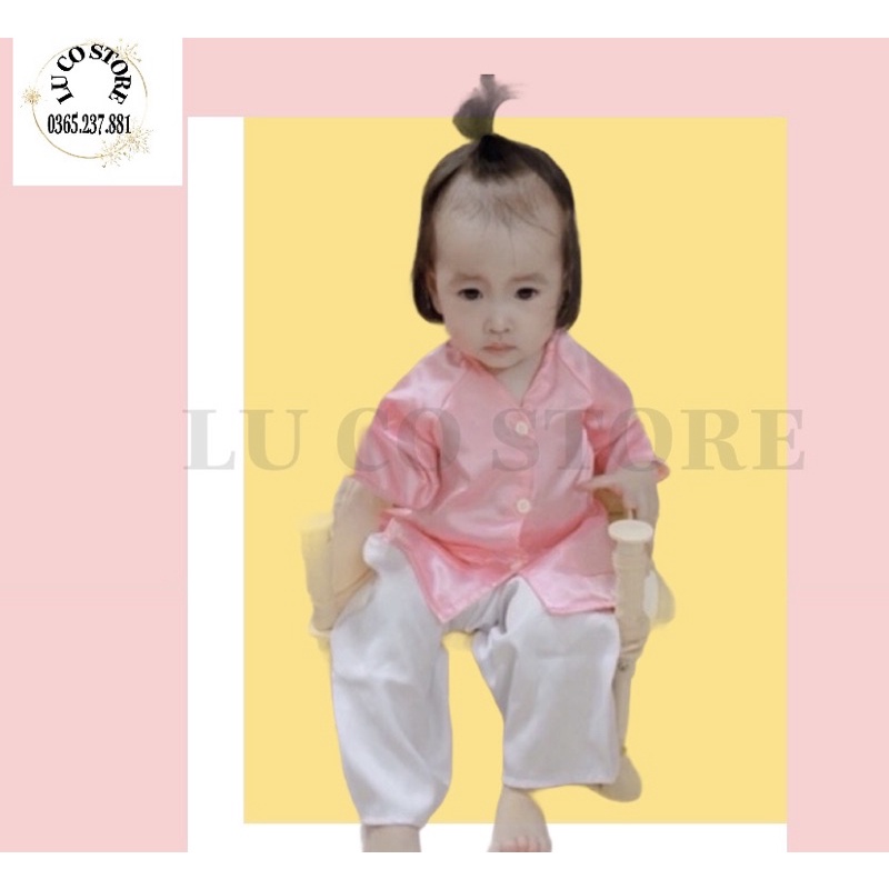 Áo bà ba trẻ em cho bé gái bé trai xinh xắn