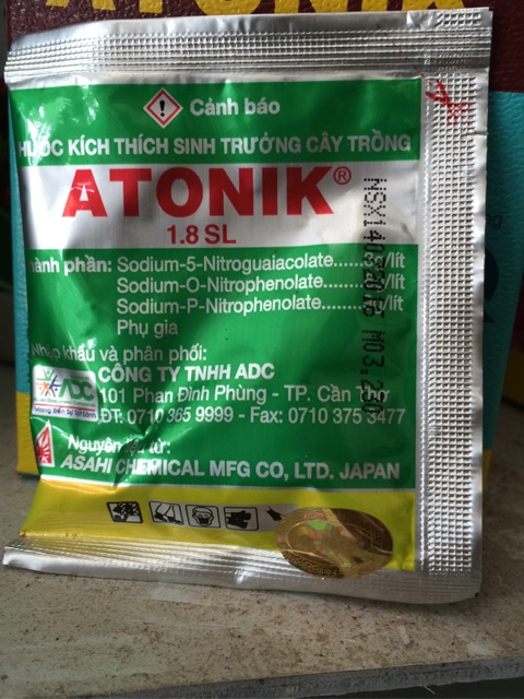 Hộp 10 gói phân bón lá kích mầm Atonik