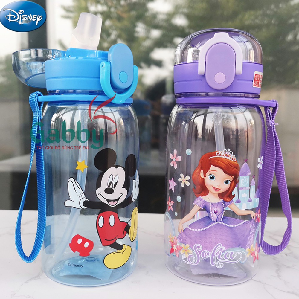 BÌNH NƯỚC DISNEY 450ML (SOFIA/ CAPTAIN AMERICA/ MICKEY/ MINNIE/ SPIDER MAN)