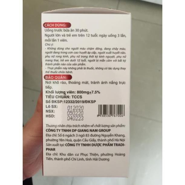 Ginkgo citicolin hỗ Cải thiện trí nhớ ginkgo và chứng mất ngủ hoạt huyết dưỡng não, đau đầu chóng mặt