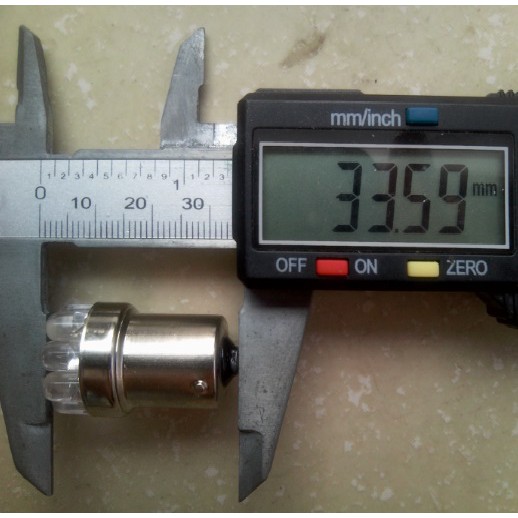 BÓNG ĐÈN 9 LED ĐƠN 12/24 VAC/DC ĐUÔI GÀI 15MM BA15S CÁC MÀU