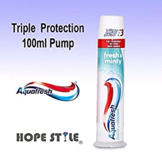 Kem đánh răng 3 tác động chai xịt aquafresh