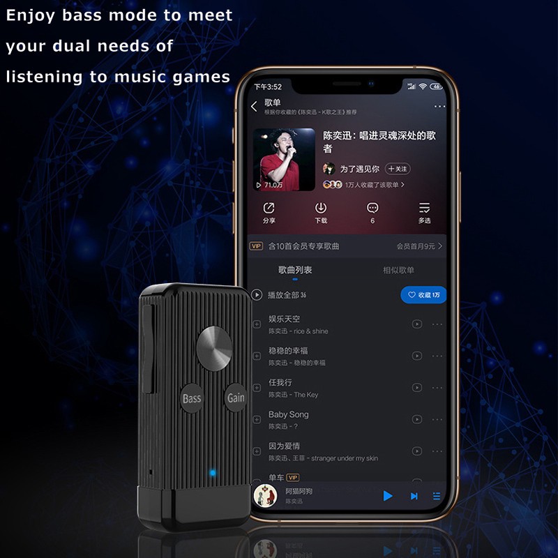 Thiết Bị Nhận Tín Hiệu bluetooth 5.0 Jack Cắm 3.5mm