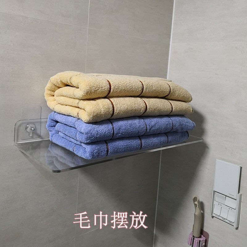 Kệ acrylic Vách ngăn treo tường bằng kính đục lỗ Laminate phòng tắm lưu trữ nhà bếp < | BigBuy360 - bigbuy360.vn