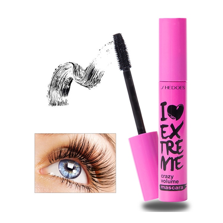 Mascara Đầu Cọ silicone Kháng Nước Không Nhòe Chuốt Mi Dài Và Dày Hơn