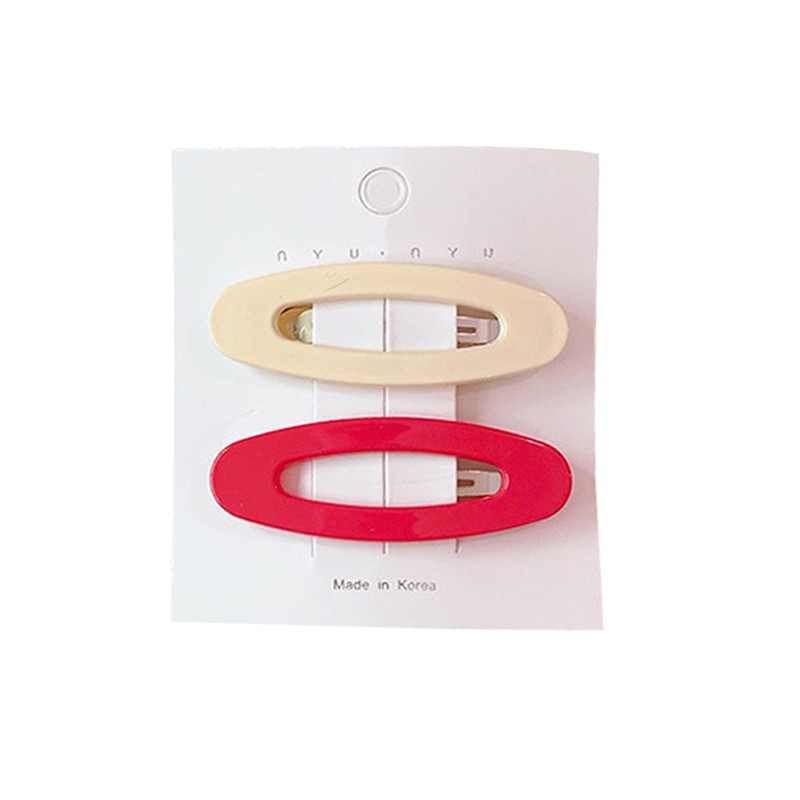 Set 2 kẹp tóc nhiều màu dễ thương cho bé gái