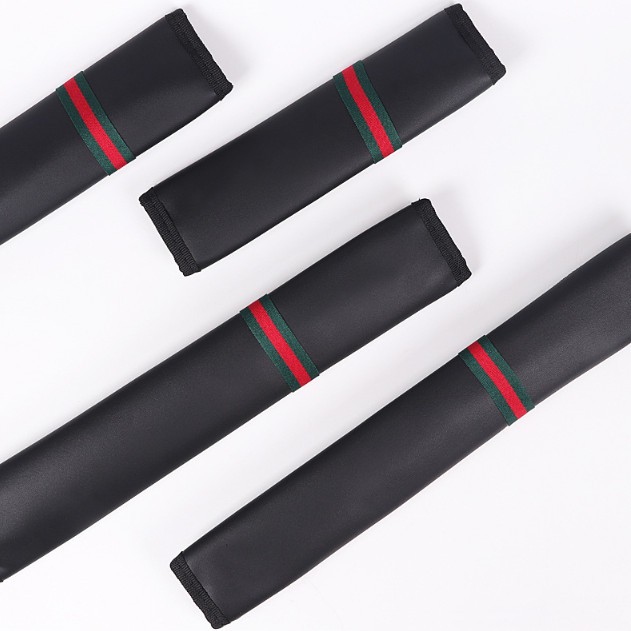 Set 2 Vỏ Bọc Dây An Toàn Bằng Da Sợi Nhỏ 70cm-23cm Chuyên Dụng Cho Xe Hơi