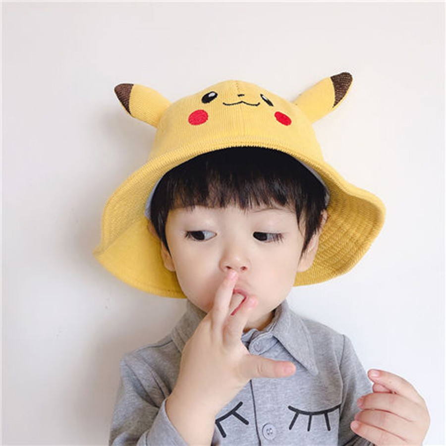 Mũ makuro picachu màu vàng