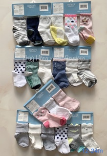 [Hình thật] Set 3 đôi tất Carter cho bé