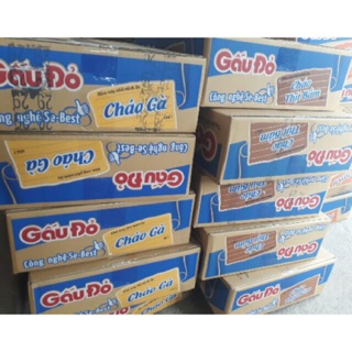 Thùng 50 gói cháo gấu đỏ