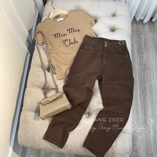 [FREESHIP - HÀNG LOẠI 1] ÁO PHÔNG MIU MIU CHẤT ZIP MỊN