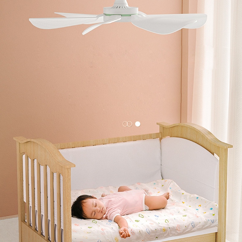 Quạt Trần mini 16 5inch 6 Lá AC 220V Không Ồn Tiện Dụng Cho Học Sinh