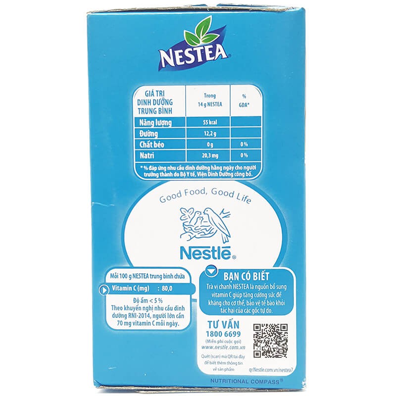 Trà hòa tan Nestea 140g vị việt quất và atiso đỏ và vị chanh 242g