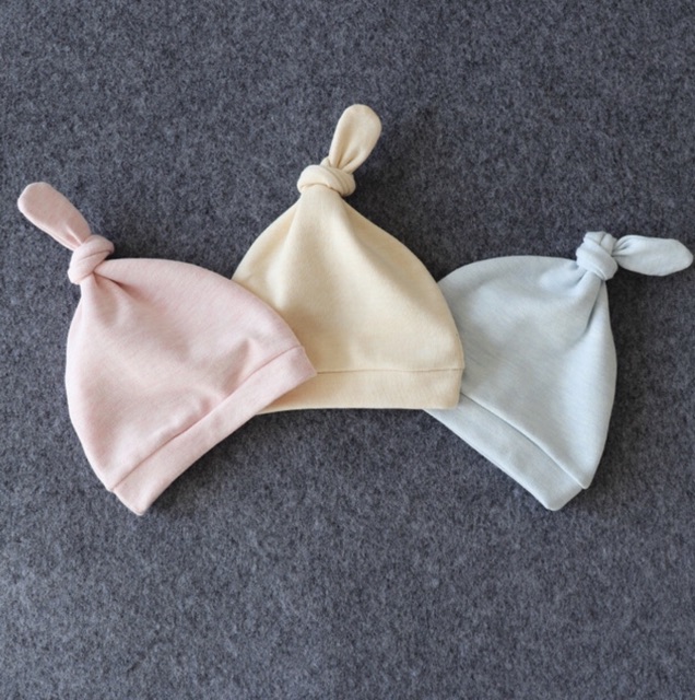 Mũ cotton sơ sinh cho bé trai/bé gái từ 0-3 tháng