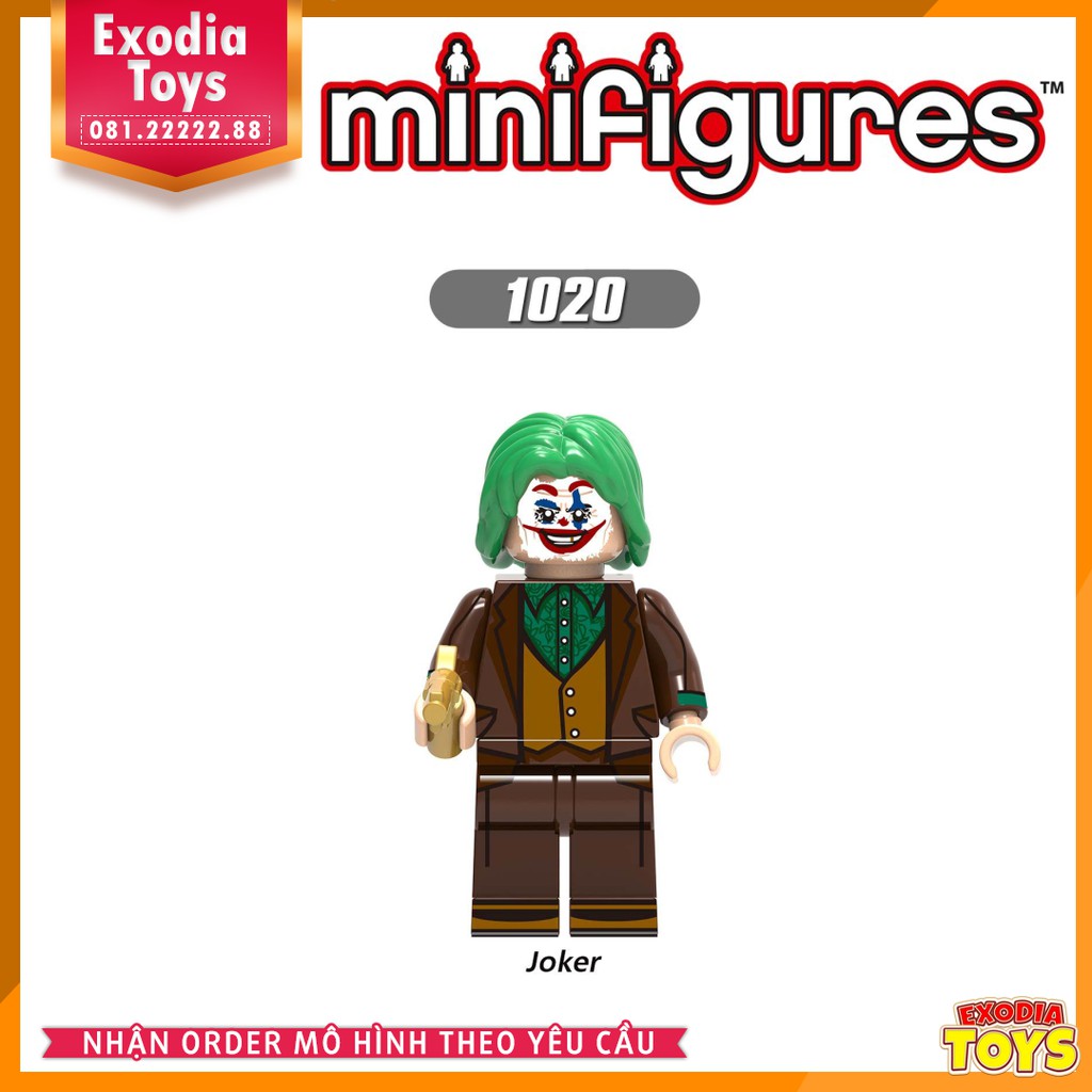 Xếp hình minifigure nhân vật siêu anh hùng và kẻ phản diện DC - Đồ Chơi Lắp Ghép Sáng Tạo - XINH 0227