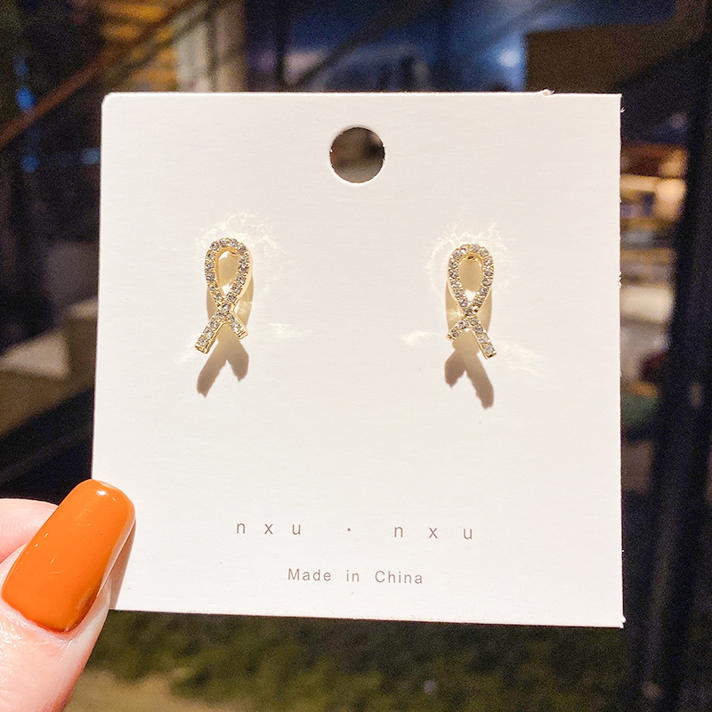 Bông Tai Thiết Kế Đơn Giản Thời Trang Thu Đông