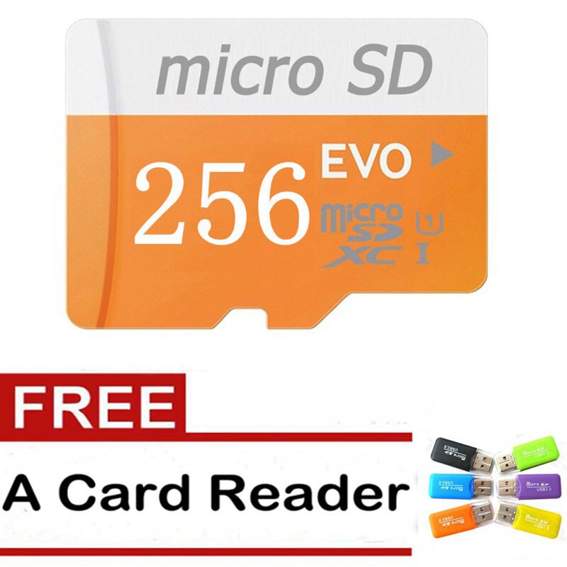 Thẻ nhớ Micro SD / TF dung lượng 128GB / 256GB kèm thiết bị chuyển đổi