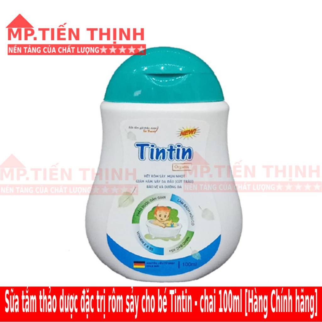 SỮA TẮM GỘI EM BÉ THẢO DƯỢC TINTIN 100ml