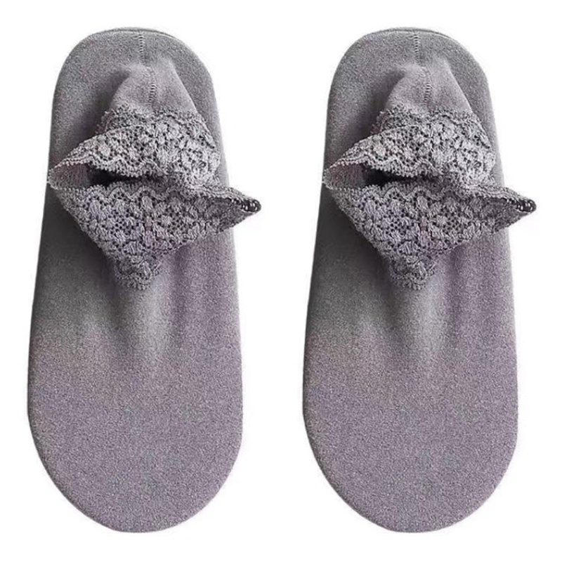 Xiangbao Vớ Nhung Giữ Ấm Mùa Đông Ghép Vải Ren Hoa Ngọt Ngào Không Trượt Cho Nữ