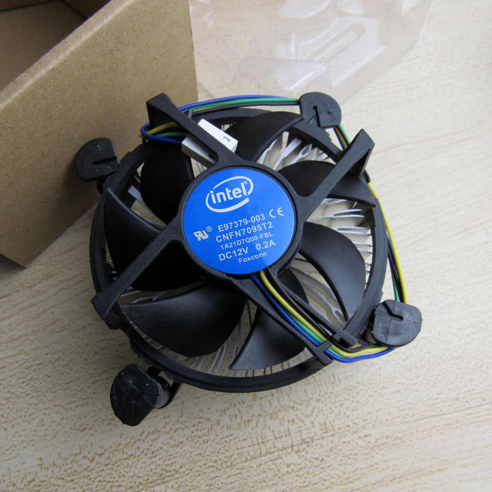 Quạt tản nhiệt cpu Intel, fan tản nhiệt intel nhôm, đồng gắn cho socket 1156, 1155, 1150, 1151 cũ mới giá rẻ