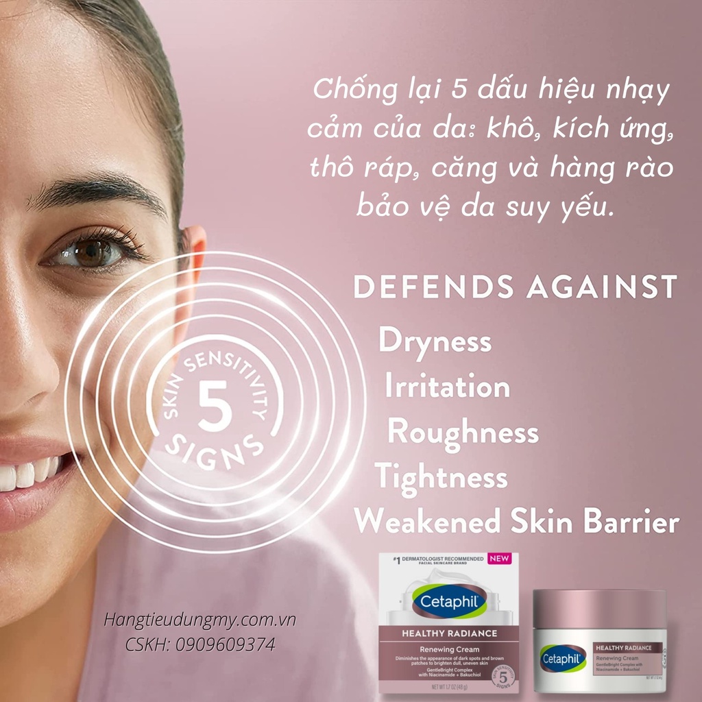 KEM DƯỠNG CETAPHIL HEALTHY RADIANCE ANTIOXIDANT-C|SÁNG DA KHỎE MẠNH, GIẢM VẾT THÂM, ĐƯỢC THIẾT KẾ CHO DA NHẠY CẢM,