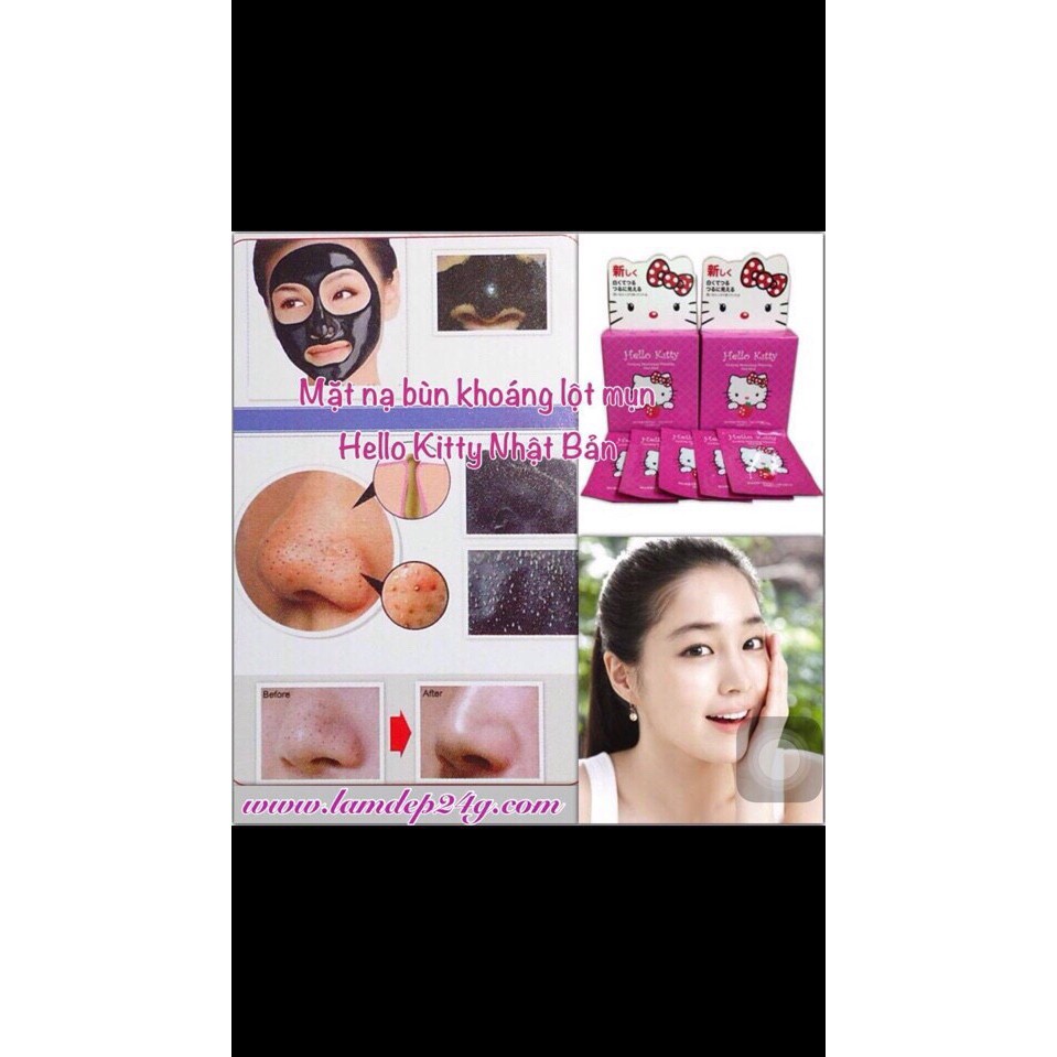 Mặt Nạ Bùn Hello Kitty cao cấp