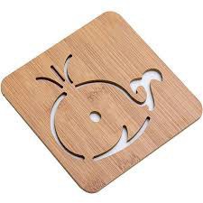 MIẾNG LÓT CỐC ĐĨA NỒI BẰNG GỖ SANG CHẢNH 9,5CM-2193- Home Store 88