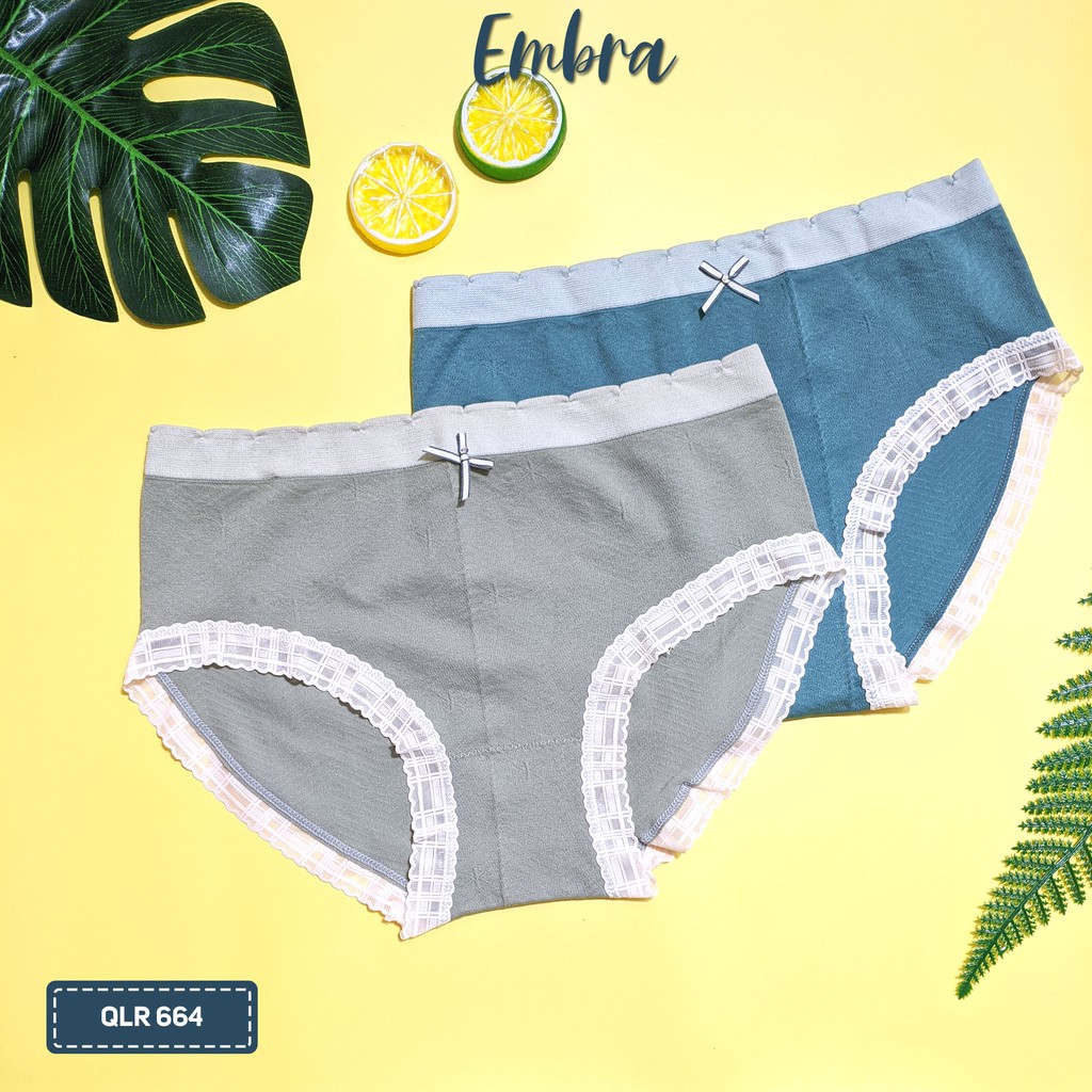 {Video + Ảnh thật} Quần lót nữ Embra chất liệu cotton, mát mịn mặc thoáng nhiều màu | BigBuy360 - bigbuy360.vn
