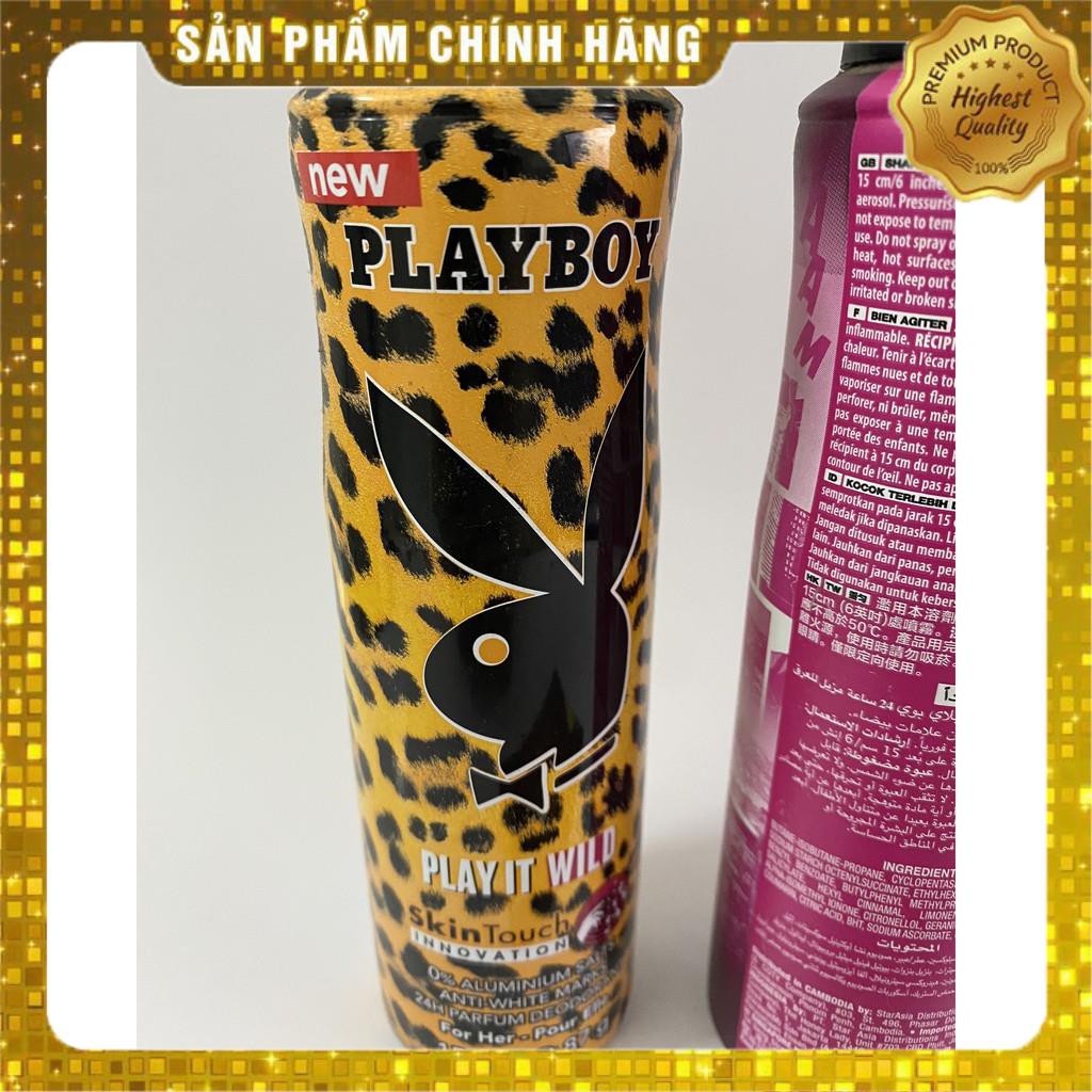 [HÀNG TỐT] Xịt khử mùi toàn thân Playboy cho Nam, Nữ cao cấp