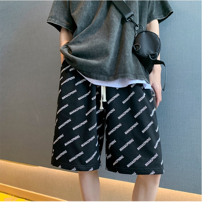 Quần short nam ống rộng size M-5XL thời trang