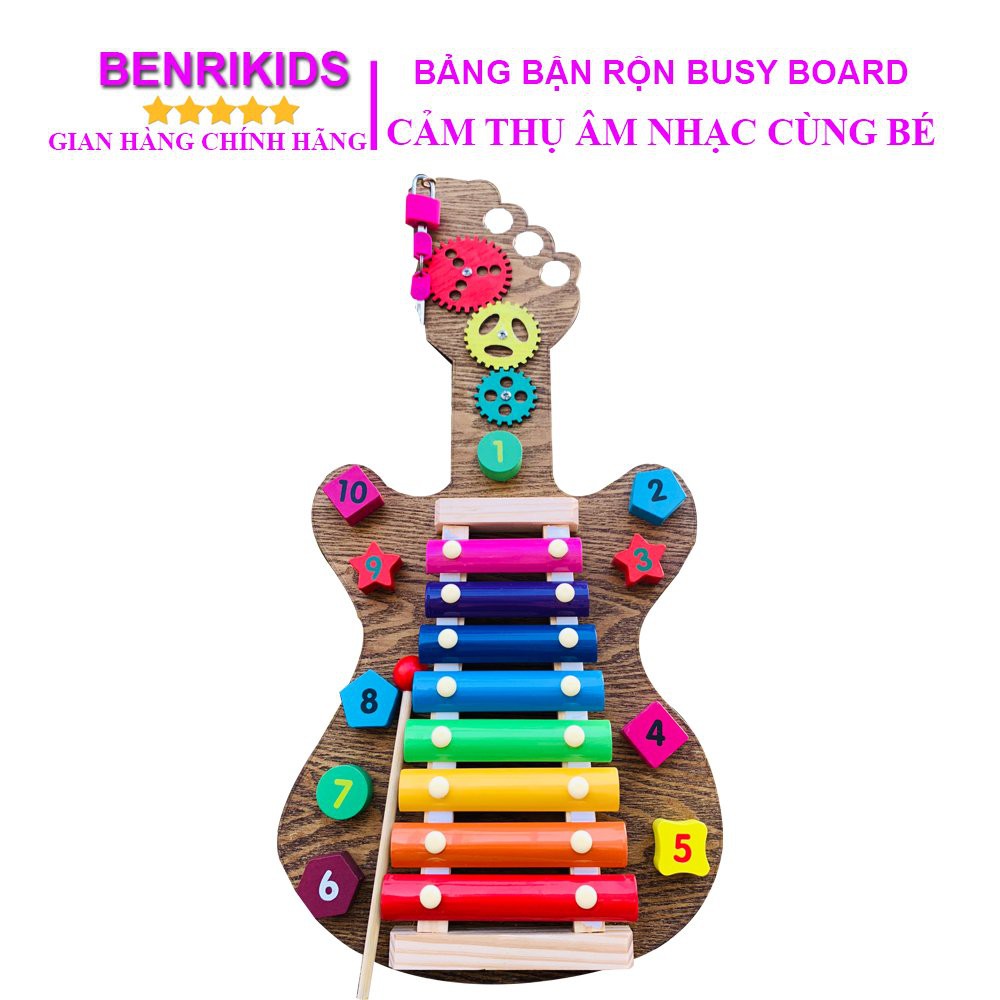 Đàn Guitar Bằng Gỗ Benrikids, Đồ Chơi Cho Trẻ Em Phát Triển Năng Khiếu