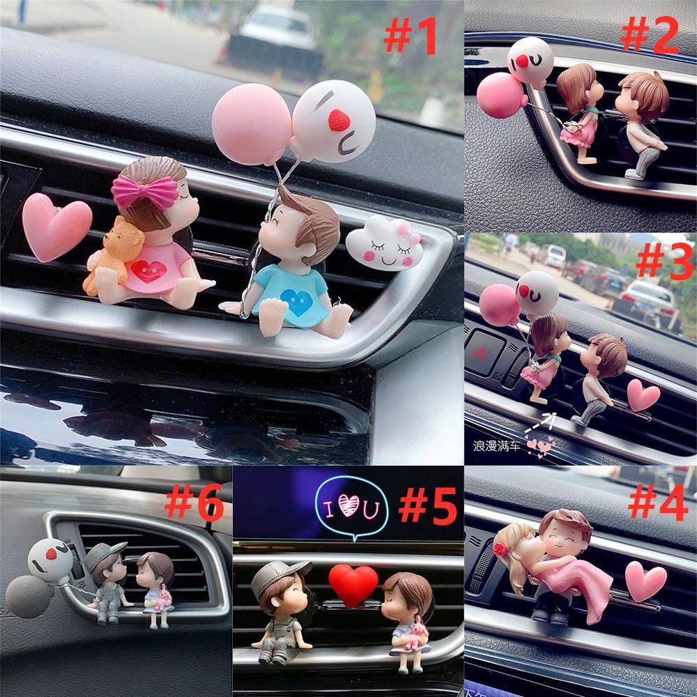 Kẹp Khuếch Tán Nước Hoa Gắn Điều Hòa Xe Hơi Thiết Kế Đáng Yêu