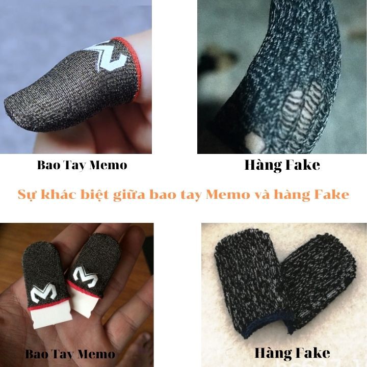 Bao tay chơi game Memo Shezi sợi bạc cao cấp 2 ngón chống mồ hôi tay hiệu quả Memovn | BigBuy360 - bigbuy360.vn
